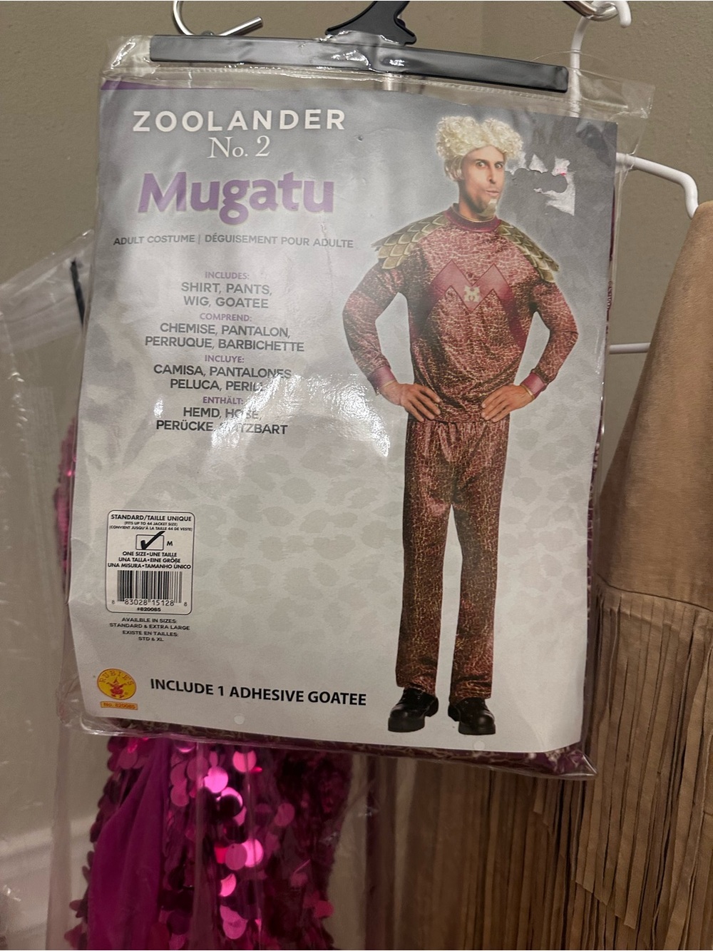 Rubie's Mugatu Men Costume - Purple and Gold Sparkle Jumpsuit